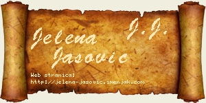 Jelena Jašović vizit kartica